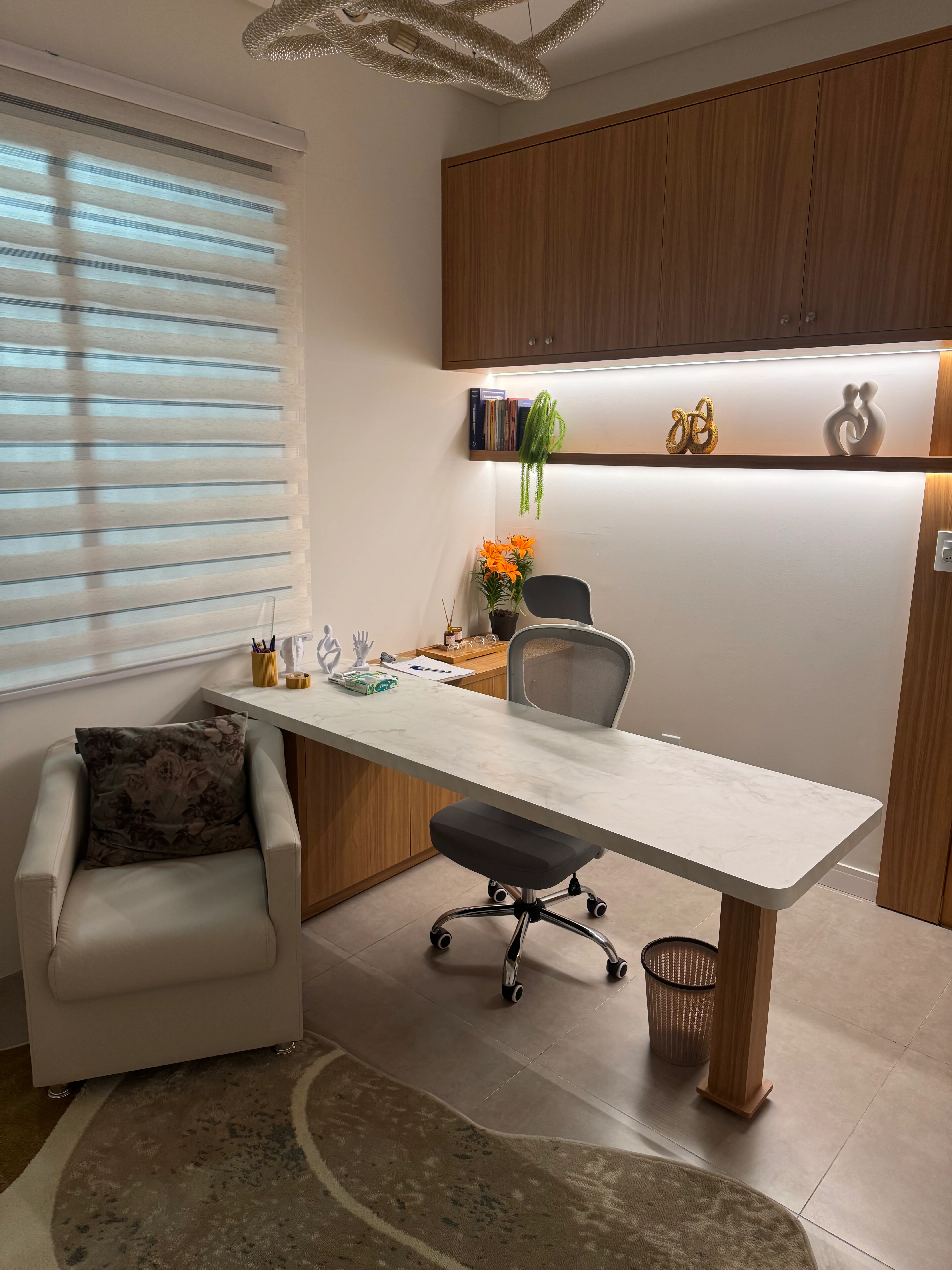 Sala de atendimento da Clínica Lumme.