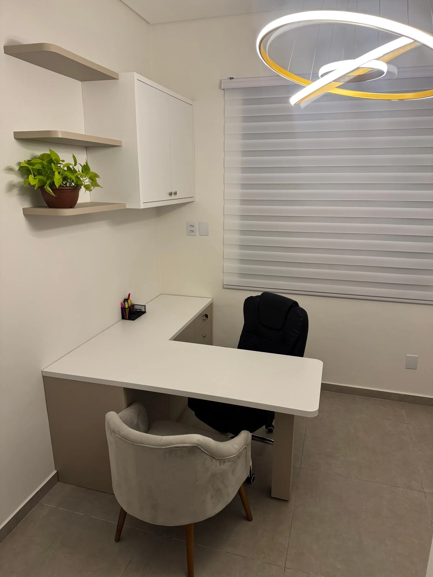 Sala de atendimento da Clínica Lumme.